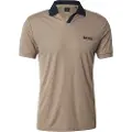 Hugo Boss BOSStil mænd. 50543348 Polo Palle grøn (S), Casual, Sport, Multisport, Polyester, Korte ærmer