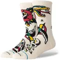 Stance Flash Crew Socks mønster
