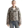 Scotch & Soda Quilted Biker Læderjakke