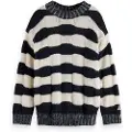 Scotch & Soda Loose-fit Chunky Striped Trøje