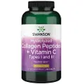 Swanson Health Hydrolyseret Kollagen Type I og III + C 250 tabletter
