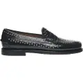 Sebago Sebagotil kvinder. 78118KW Dan Studs Leather Loafers sort (41), Læder, Fast, 1-3 cm, Ingen, Casual, Party, Klassisk