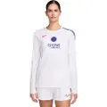Nike Maskinstrikket Paris Saint-Germain Strike Third Nike Dri-FIT Total 90-fodboldtrøje med rund hals til kvinder - hvid