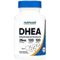 Nutricost - DHEA 25 mg, 120 kapsler