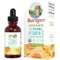 MaryRuth Organics Økologiske C-vitamin dråber til spædbørn, orange vanilje - 60 ml