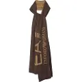 Emporio Armani EA7unisex. 7X000007_AF11994 Synlighedstørklæde brun (XS), Casual, Akryl