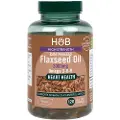 Holland & Barrett Højstyrke Koldpresset Hørfrøolie, 2000mg - 120 vegetabilske kapsler