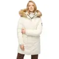Superdry Superdrytil kvinder. W5011786A Everest Parka hvid (M), Casual, Genanvendt polister, Bæredygtig