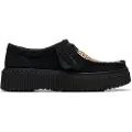 Clarks Clarkstil kvinder. 26181189 Torhill Bee lædersko sort (37), 1-3 cm, Ruskind, Blonder, Casual
