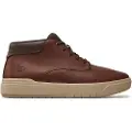 Timberland Timberlandtil mænd. TB0A5UVN2011 Seneca Bay brune lædersko med snørebånd i midten (45.5), Fast, Blonder, Casual