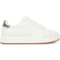 Ralph Lauren Lauren Ralph Laurentil kvinder. 802974379001 Ainsley læder-sneakers med hvid piping (40), Fast, 1-3 cm, Blonder, Casual