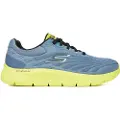 SKECHERS Skecherstil mænd. 216687 Træningssko Go Walk Flex blå (43), Fast, Blonder, Casual