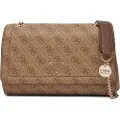 GUESS Guesstil kvinder. HWBG9672210 Noelle konvertibel håndtaske brun (OSFA), Casual, Polyuretan