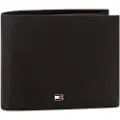 Tommy Hilfiger Tommy Hilfigertil mænd. AM0AM00665 Foldbar læderpung i tre sorte farver (OSFA), Casual