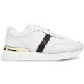 Tommy Hilfiger Tommy Hilfigertil kvinder. FW0FW08904 Sneakers i læder med TH-monogram-logo, hvid (37), 1-3 cm, Blonder, Casual