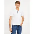 Tommy Hilfiger Tommy Jeanstil mænd. DM0DM15370 TJM Slim polo shirt hvid (S), Casual, Korte ærmer, Økologisk bomuld, Bæredygtig
