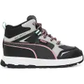 Puma Evolve Trail Sneakers Kids, Shoes, Dusky Gray/Pinkscape/Black, 33