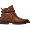 Pikolinos Pikolinostil kvinder. W3C-8869 Læderstøvler Puertollano brun (36), Fast, 1-3 cm, Lynlås, Casual