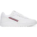 Tommy Hilfiger Tommy Hilfigertil mænd. FM0FM05631 Sneakers i læder med hvide såler med nitter (43), Fast, Blonder, Casual