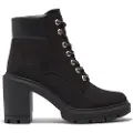 Timberland Timberlandtil kvinder. TB0A5Y6C0151 Allington Heights ankelstøvler i læder med snørebånd, sort (38 W), 5-8 cm, Blonder, Casual