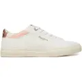 Pepe Jeans Pepe Jeanstil kvinder. PLS31601 Kenton Knit Sneakers hvid (39), Fast, Blonder, Casual