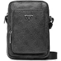 GUESS Guesstil mænd. HMEVZLP3163 Mini skuldertaske Vezzola Smart logo 4G sort (OSFA), Casual, Polyuretan