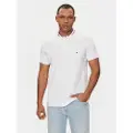 Tommy Hilfiger Tommy Hilfigertil mænd. MW0MW34752 Polo Mao Rwb hvid (XXL), Casual, Korte ærmer, Bæredygtig