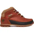 Timberland Timberlandtil mænd. TB0A2K84EJD1 Euro Sprint læderstøvler med snørebånd i mellemhøjde, orange (43), Fast, Blonder, Sport, Udendørs, Bæredygt