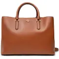 Ralph Lauren Lauren Ralph Laurentil kvinder. 431876724005 Skoletaske Marcy lædertaske i brunt læder (OSFA), Casual