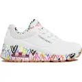 SKECHERS Skecherstil kvinder. 155506 Træningssko Uno Loving Love hvid (36), Stof, Fast, Blonder, Casual