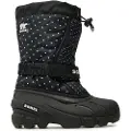 Sorel Soreltil kvinder/piger. 2114091010 Snesko Youth Flurry sort (34), Fast, Velcro, Udendørs, børnetøj