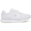 Tommy Hilfiger Tommy Hilfigertil kvinder. FW0FW08696 Sneakers i læder Runner hvid (37), Fast, Blonder, Casual