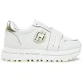 Liu Jo Liu Jotil kvinder. BA5029PX179S1052 Hvide plateausko i læder (36), 3-5 cm, Blonder, Casual
