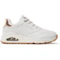 SKECHERS Skecherstil kvinder. 155196 Uno Shimmer Away Sneakers hvid (37), Stof, 3-5 cm, Blonder, Casual