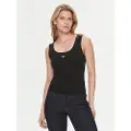 GUESS Triangle Bling Rib ærmeløs T-shirt