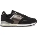 Pepe Jeans Pepe Jeanstil kvinder. PLS40046 London Shine Sneakers sort (38), Fast, Blonder, Casual