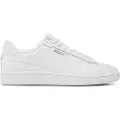 Puma Smash 3.0 L Sneakers, Shoes, White/Gold, 46