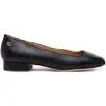 Ralph Lauren Lauren Ralph Laurentil kvinder. 802970534001 Ballerinaer i læder Emellie sort (36), 1-3 cm, Ingen, Casual
