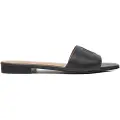 Ralph Lauren Lauren Ralph Laurentil kvinder. 802959142001 Everley sandaler i læder, sort (36), Fast, Ingen, Casual