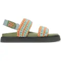 HOFF HOFFtil kvinder. 12547001 Sandaler Galdana grøn (36), Fast, Velcro, Casual