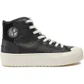 Pepe Jeans Pepe Jeanstil kvinder. PLS31576 Samoi Half lædersko sort (36), Fast, Ruskind, Blonder, Casual