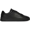 Tommy Hilfiger Tommy Hilfigertil mænd. FM0FM05367 Sneakers i læder Tennis sort (42), Fast, Blonder, Casual