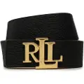 Ralph Lauren Lauren Ralph Laurentil kvinder. 412912040001 Læderbælte Vendbart sort, brun (M), Casual