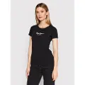 Pepe Jeans Pepe Jeanstil kvinder. PL505202 New Virginia Ss N T-shirt sort (XXS), Casual, Bomuld, Korte ærmer