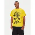 Puma HOOPS x MANCHESTER CITY Basketball Tee Men, Clothing, Yellow Sizzle, XXL
