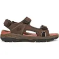 SKECHERS Skecherstil mænd. 204106 Tresmen brune sandaler (41), 1-3 cm, Velcro, Casual, Sport, Udendørs