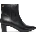 Ralph Lauren Lauren Ralph Laurentil kvinder. 802967842001 Demi Burnished Leather Ankle Boots sort (38), Læder, 3-5 cm, Lynlås, Casual