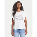 Emporio Armani Emporio Armanitil kvinder. EW000616_AF12187 Strand T-shirt hvid (S), Casual, Viscose, Korte ærmer