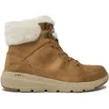 SKECHERS Skecherstil kvinder. 144178 Glacial Ultra Cozyly brune ankelstøvler (36), Fast, Lynlås, Casual