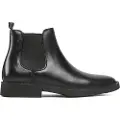 Ralph Lauren Polo Ralph Laurentil mænd. 803754411002 Læderstøvler Chelasea Talan sort (40), Fast, Ingen, Casual
